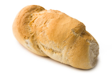 Panino su fondo bianco