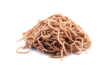 noodles on a white background