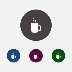 coffee, tea mug icon illustration