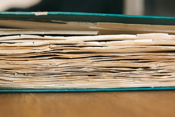 worn old book 