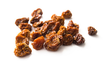 Dried physalis isolated on white