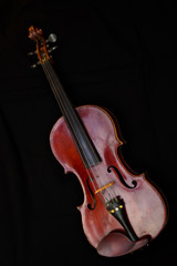 Fototapeta na wymiar Wooden brown fiddle