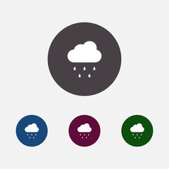 raining icon illustration