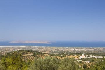 Fototapeta na wymiar Landscape of Kos island, Greece.