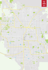 wektorowa mapa Las Vegas, USA. Plan miasta Las Vegas - 132119570