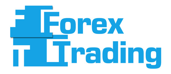 Forex Trading Blue Abstract Stripes 