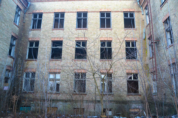 Abandoned school building in Kiev, Ukraine

