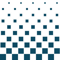 Abstract geometric hipster fashion halftone blue square pattern