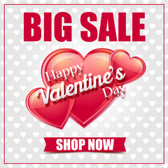 Naklejka premium Valentine's day Sale