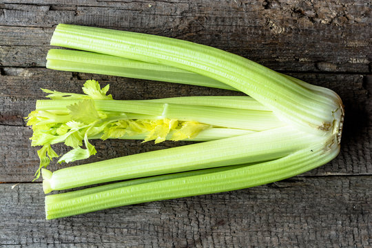 Fresh celery, healthy eating, vegetable ingredients, vegetarian food concept