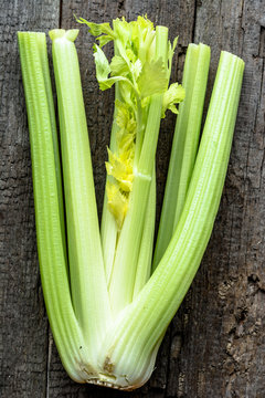 Fresh celery, healthy eating, vegetable ingredients, vegetarian food concept