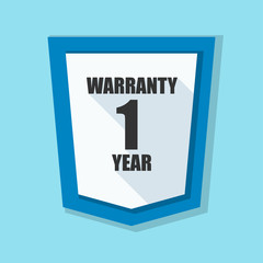 1 Year Warranty shield