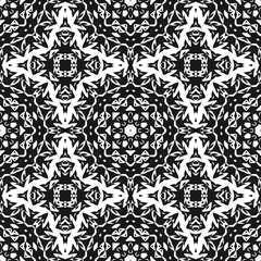 Ornamental Seamless Line Pattern. Endless Texture. Oriental Geometric Ornament