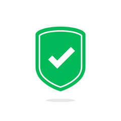 Shield with check mark icon