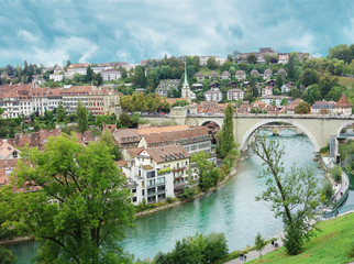 Fototapeta na wymiar Bern Switzerland view