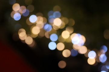 Xmas festival blur light bokeh