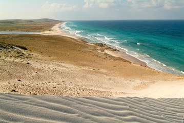 Deleisha beach on Socotra island