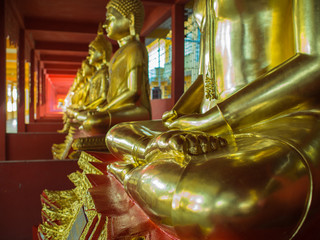Buddha Brass Statue Sitting
