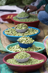 fresh produce in market in Ecuador 