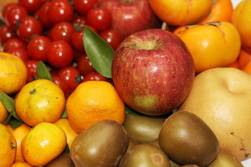 Many kinds of fruits