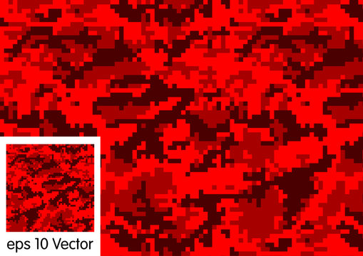 Camouflage pattern, vector

