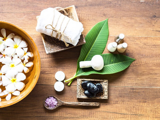 Spa scrub treatment and massage, Thailand, soft and select focus