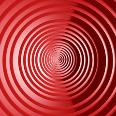 Abstract red round stripe pattern background