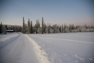 Fototapeta na wymiar Lapland, Luosto