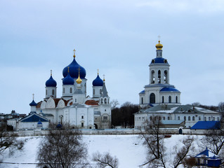 Orthodox church. Bogolyubskii monastery. Vladimir region, Russia