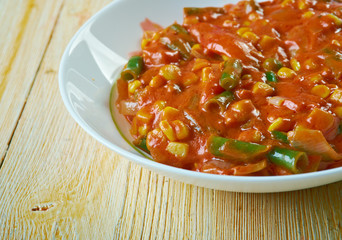 Corn Capsicum Masala