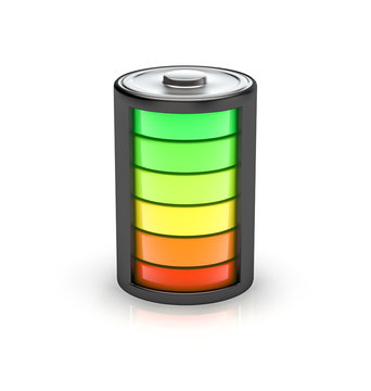 Battery with energy levels
