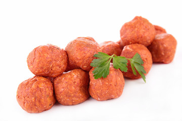 raw meatball