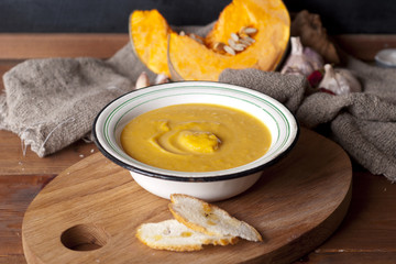 hot spicy pumpkin soup