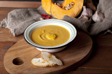 hot spicy pumpkin soup