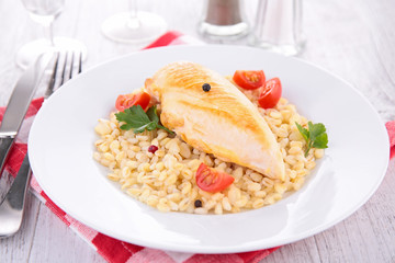 chicken and barley