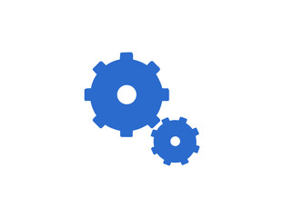 Vector flat cogwheel icon