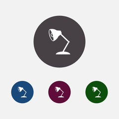 table lamp icon illustration vector, can be used for web and mob