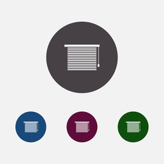 window shutter icon illustration