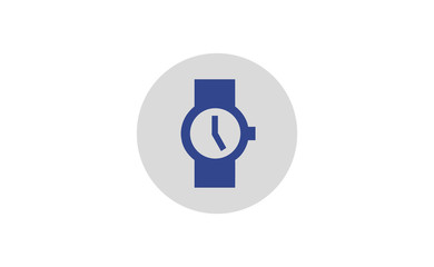 Vector flat wristwatch icon