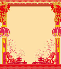 year of rooster design for Chinese New Year celebration