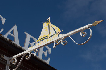 North sea ship ornament 