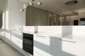 Kitchen in the style of high-tech