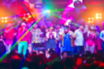 Fototapeta na wymiar blur club party