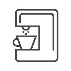 Coffee Maker Line Icon