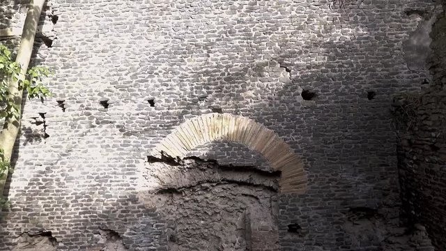 etruscan ancient wall, Galeria Antica natural monument, Lazio, Italy