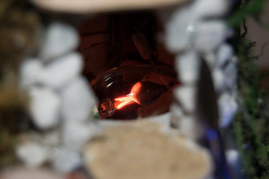 Bulb looks like a fake fire
