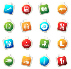 Job icons set