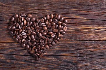 Roasted coffee beans