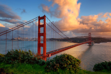 Golden Gate bridge at San Francisco, USA