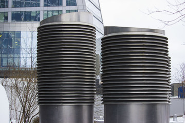 ventilation pipes

